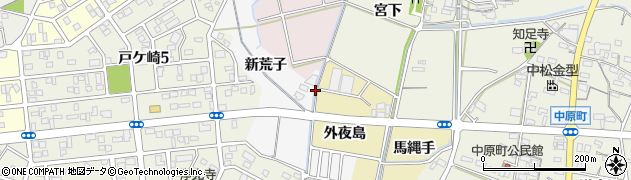 愛知県西尾市中原町瓢周辺の地図