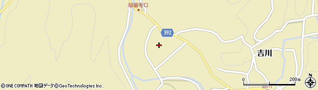 愛知県新城市吉川（竹ノ下）周辺の地図
