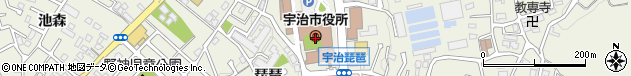 京都府宇治市周辺の地図