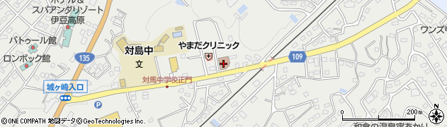 伊豆高原郵便局周辺の地図