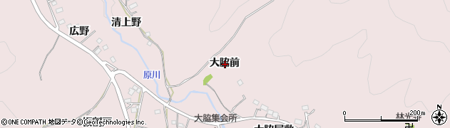 愛知県新城市庭野大脇前周辺の地図