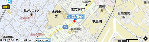成岩本町１周辺の地図