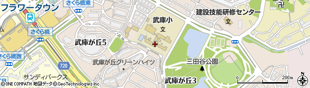 三田市立武庫小学校周辺の地図