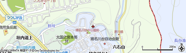 兵庫県猪名川町（川辺郡）肝川（人石）周辺の地図