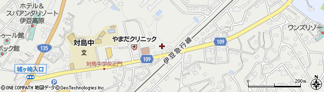 伊豆高原焼肉市場明月館周辺の地図