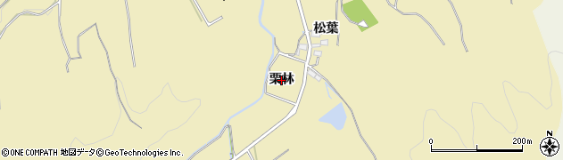 愛知県岡崎市桑谷町（栗林）周辺の地図