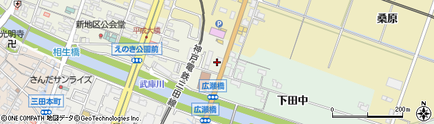 三田タクシー株式会社周辺の地図
