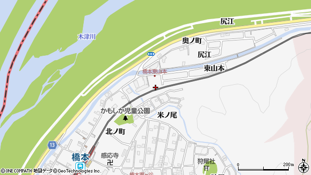 〒614-8314 京都府八幡市橋本西山本の地図