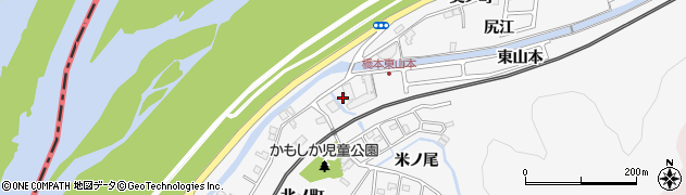 西山本公園周辺の地図