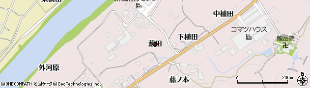 愛知県新城市庭野（藪田）周辺の地図