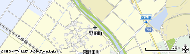 兵庫県加西市野田町241周辺の地図