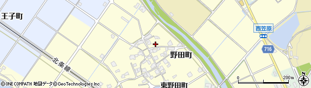 兵庫県加西市野田町238周辺の地図