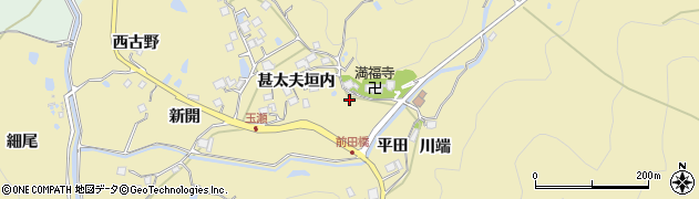 兵庫県宝塚市玉瀬前田周辺の地図