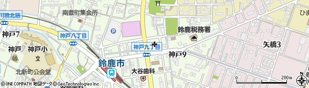 業務スーパー鈴鹿店周辺の地図