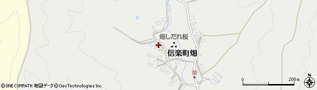 滋賀県甲賀市信楽町畑638周辺の地図