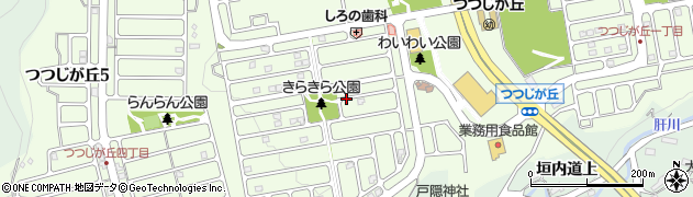 兵庫県猪名川町（川辺郡）つつじが丘周辺の地図