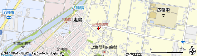 広幡郵便局周辺の地図