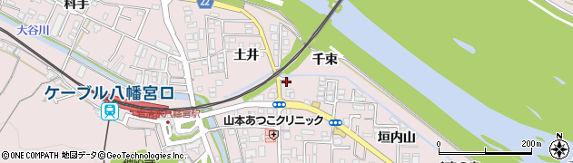 京都府八幡市八幡土井123周辺の地図