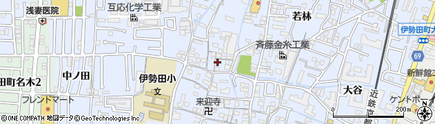 京都府宇治市伊勢田町毛語111周辺の地図