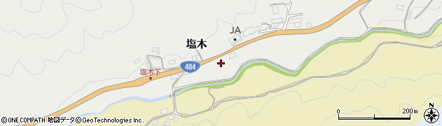 岡山県赤磐市塩木184周辺の地図