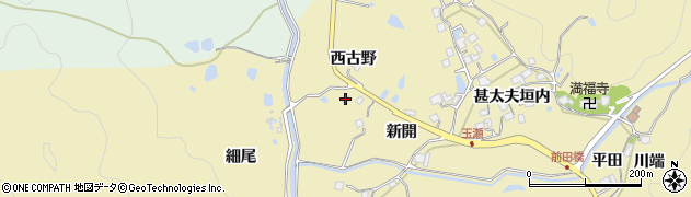 兵庫県宝塚市玉瀬西古野8周辺の地図