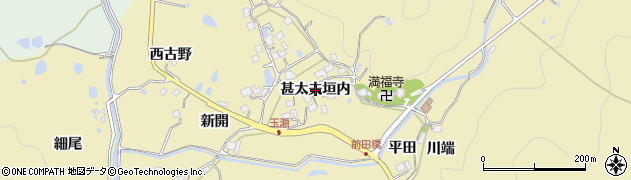 兵庫県宝塚市玉瀬（甚太夫垣内）周辺の地図