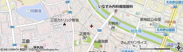 兵庫県三田市三田町周辺の地図