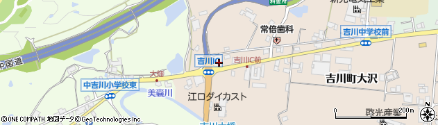 三木吉川郵便局周辺の地図