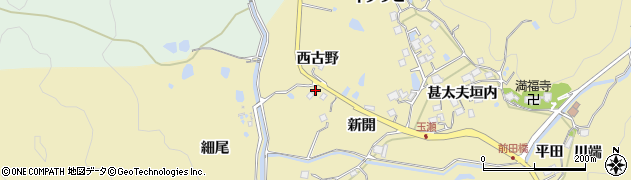 兵庫県宝塚市玉瀬西古野1周辺の地図