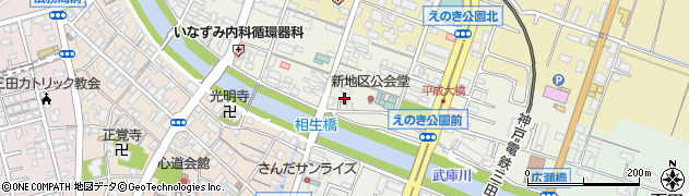 おさきクリーニングセンター　相生橋店周辺の地図