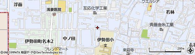 京都府宇治市伊勢田町井尻周辺の地図