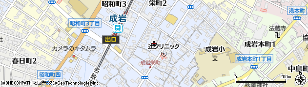 愛知県半田市栄町周辺の地図