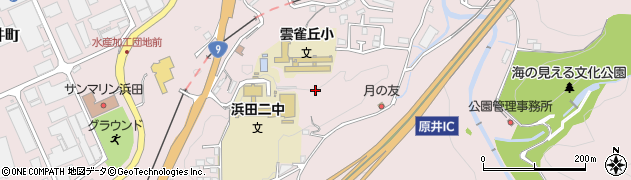 島根県浜田市原井町周辺の地図
