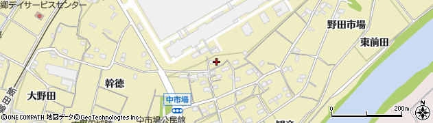 愛知県新城市野田（古屋敷）周辺の地図