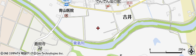 兵庫県加東市吉井周辺の地図