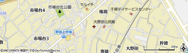 愛知県新城市野田権現49周辺の地図