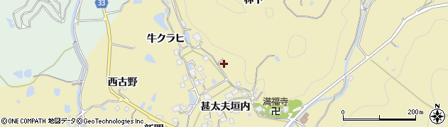 兵庫県宝塚市玉瀬（林下）周辺の地図