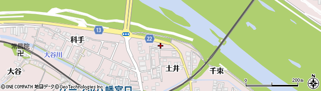 京都府八幡市八幡土井99周辺の地図