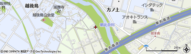 静岡県焼津市八楠4周辺の地図