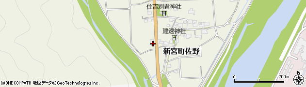 兵庫県たつの市新宮町佐野207周辺の地図