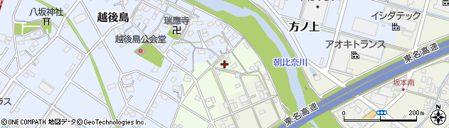 静岡県焼津市八楠15周辺の地図