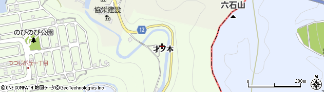 兵庫県川辺郡猪名川町差組才ノ本周辺の地図