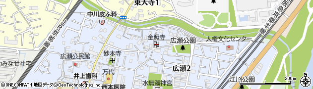 金照寺周辺の地図