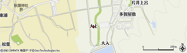 愛知県岡崎市羽栗町（大上）周辺の地図