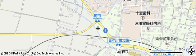 ファミリーマート鈴鹿神戸七丁目店周辺の地図
