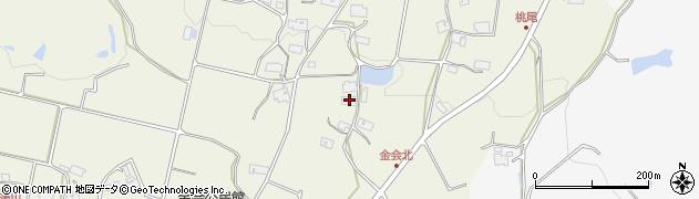 兵庫県三木市吉川町金会500周辺の地図