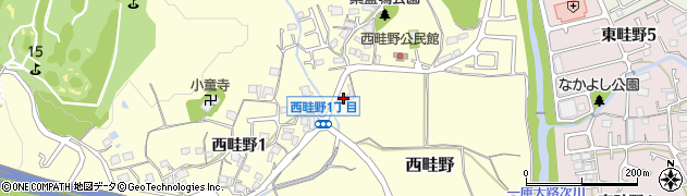 兵庫県川西市西畦野1周辺の地図