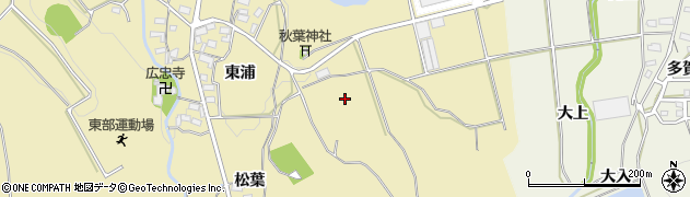 愛知県岡崎市桑谷町百々沢周辺の地図