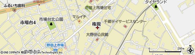 愛知県新城市野田権現24周辺の地図