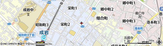 知多信用金庫栄町支店周辺の地図